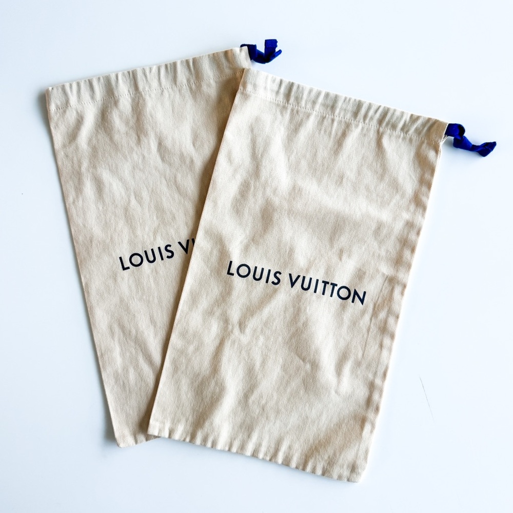 Louis Vuitton Dust Bags with Blue Accents